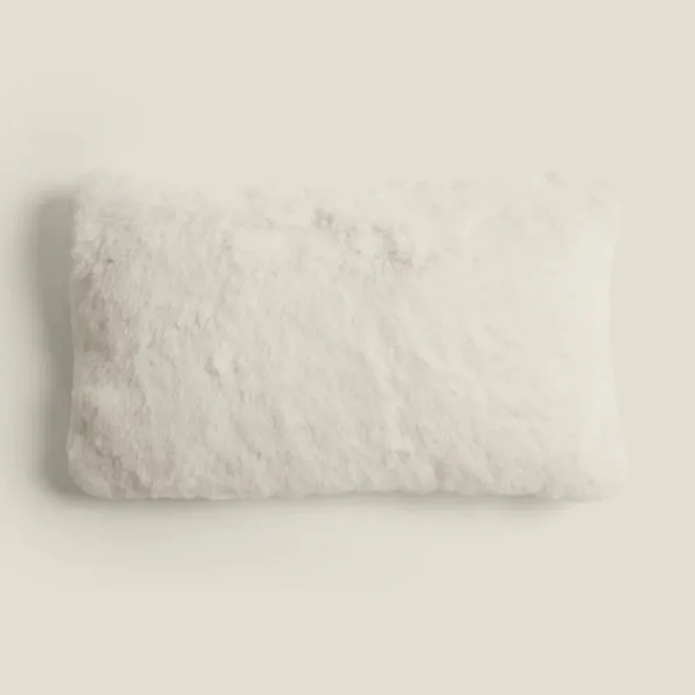 New UnHide Squish Pillow Snow White Small Lumbar Rectangle 12